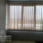 vertical blind solar screen beige white