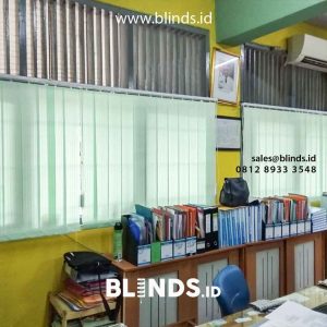 Jual Vertical Blinds Dimout Sp 8005-5 Green Project SMPN 227 Pejaten Barat Pasar Minggu Jakarta id5276