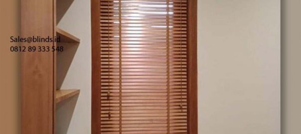 Wooden Blinds Tirai Terbaru Bikin Ruangan Semakin Mewah ID6149