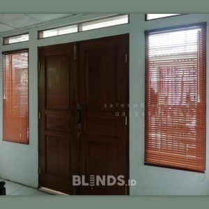 Venetian Blinds Custom Wooden Motive Sp 940W Sukabumi Selatan Kebon Jeruk Jakarta ID6724