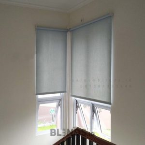Roller Blinds Semi Blackout Sp 505-5 Silver Grey Cluster Rossini Summarecon Serpong Pagedangan Id6168